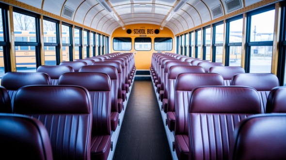 school bus rental interior federal way
