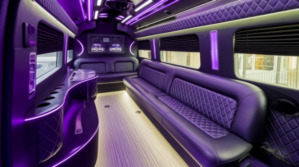 sprinter limo rental interior federal way